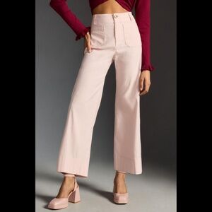 Anthropologie The Colette Cropped Wide-Leg Pants by Maeve